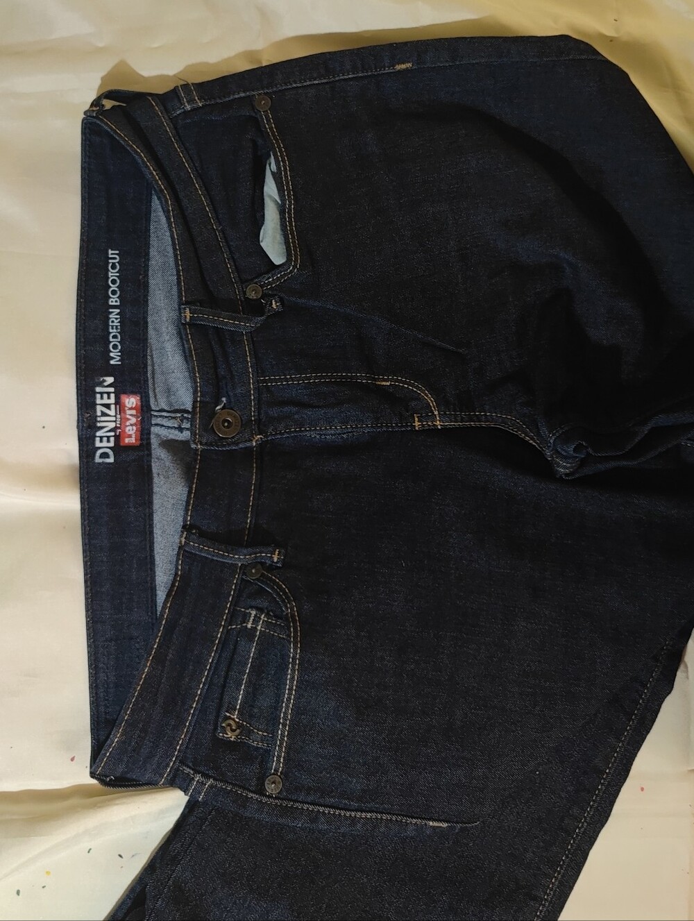 Women's Dark Blue Modern Bootcut Jeans
